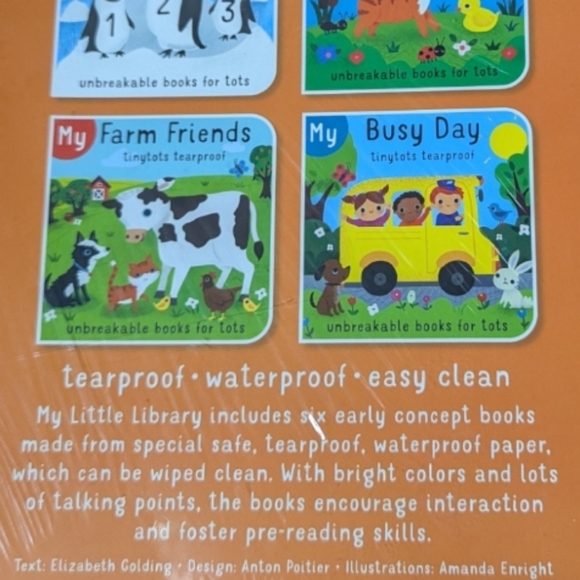 Kane Miller My Little Library - 6 First Books for Tiny Tots waterproof k- - Picture 2 of 3